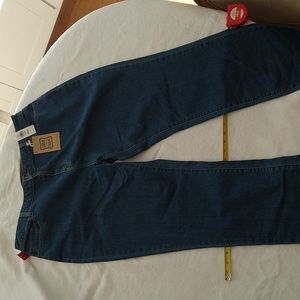 LL Bean true shape classic fit dark wash denim jeans 20 P comfortable nwt